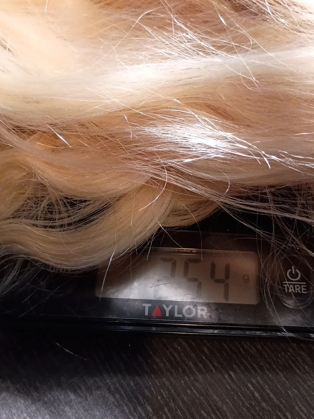 Taylor Blonde Synthetic Wig Hairpiece
